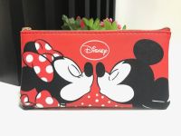 MICKEY MINNIE  MOUSE  กระเป่า กระเป่าใส่แบงค์ ซองซิป ซองโทรศัพท์ ซองกระเป๋าตังค์   ขนาด 19 x 9.5 CM ผลิตจาก หนัง PU น่ารัก น่าใช้งาน งานสวย  BY  NPNN  SHOP