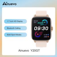 Ainuevo Y20GT Smart Watch 1.7－จอแสดงผล HD 28+ โหมดกีฬา Bluetooth Call Waterproof IP67