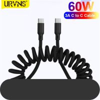 3A URVNS 60W USB C ถึง USB C ชาร์จเร็ว1.5M Sp Data Type C R สำหรับ