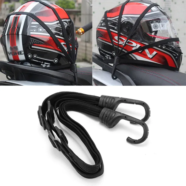 Universal 60cm Motorcycle Luggage Strap Fixed Elastic Buckle Rope Motorcycle Helmet High