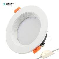 [DBF]Super Bright Recessed Downlight Dimmable 7W 10W 12W 15W Ceiling Spot Lamp with 3 Color Adjustable for Bedroom Kitchen Aisle