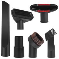 Vacuum Cleaner Nozzle Brush Set - Universal 6 Pcs Nozzle Crevice Nozzle Brush Nozzle with 35mm to 32mm Hose Adapter