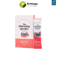 The Charming Garden Jelly Fiber เจลลี่ไฟเบอร์ อาหารเสริมช่วยการขับถ่าย ไม่ปวด บิด (1 กล่อง บรรจุ 5 ซอง )ส่งฟรี !!!