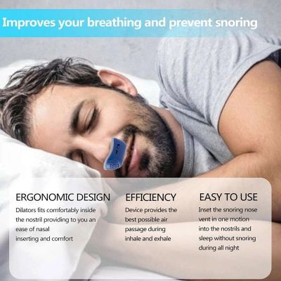 【hot】❂ sleep anti-snoring nose clip silicone breathing stop snoring apnea devic