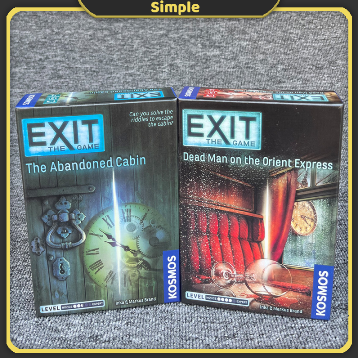 THE EXIT GAME Dead Man On The Oreint Express The Abandoned Cabin