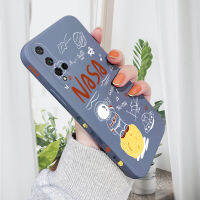 【Quality】 【Hot demand】 Hontinga ปลอกเคสสำหรับ Nova 5T เคสการ์ตูน Graffiti NASA นักบินอวกาศ Moon Design Case Square Original Liquid Soft ซิลิโคนขอบแบบเคสคลุมทั้งหมดเคสป้องกันกล้องกลับเคสใส่โทรศัพท์ Softcase สำหรับเด็กผู้ชาย