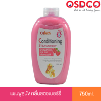 Ostech ออสเทค แชมพู คอนดิชั่นนิ่ง สำหรับสุนัข กลิ่นสตอเบอร์รี่ ขนาด 750 ml.