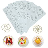 New Mushroom Snowflake Geometry Spiral pattern Silicone Cake Lace Mold Cake Decorating Tool DIY Ring Feather Kitchen Baking Tool Bread  Cake Cookie Ac