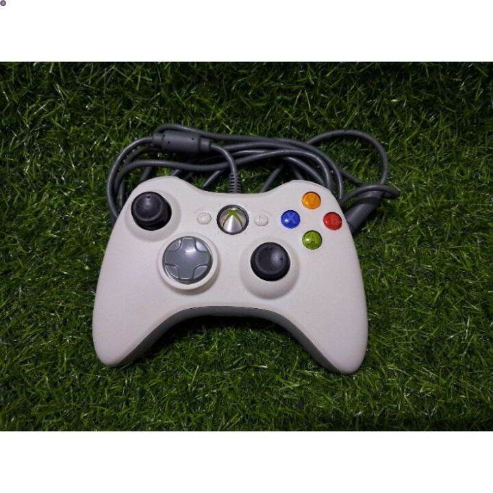 ลด-50-พร้อมส่ง-จอย-x-box-360-ของแท้มือ2-แบบมีสาย-เล่นกับpcและเครื่องเกมส์-xbox360ได้เลย-ขายดี