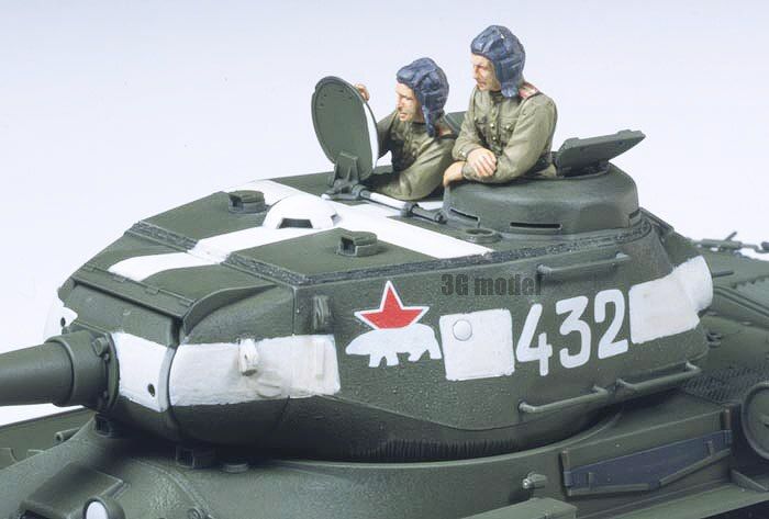 tamiya-โมเดล-js2รถถังหนัก1-35และ1944-chkz-ชุดประกอบของเล่นเก็บสะสมแบบทำมือ