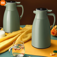 Xiaomi 2L ความร้อนขวดกาแฟจอแสดงผล Led กระติกน้ำร้อนกาต้มน้ำความจุขนาดใหญ่บ้านหม้อซับแก้วฉนวนกันความร้อนขวดขวดสูญญากาศ