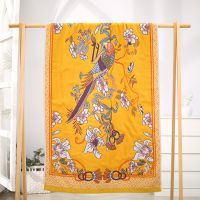 Japanese bath towel for adult 100% cotton large towel 80x160cm absorbent quick-drying four seasons bathroom wrap flowers bird Towels