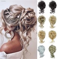 ℡☁ Hairstar Bun Extensions Messy Curly Elastic Hair Scrunchies Hairpieces Synthetic Chignon Donut Updo Hair Pieces for Women Girls