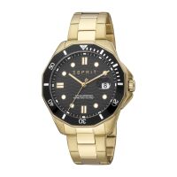 ESPRIT นาฬิกาข้อมือรุ่น Stainless SteelGoldBlack ES1G367M0085