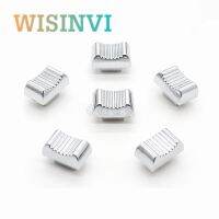 10PCS  13*8*9MM straight slide potentiometer mixer push rod cap plastic console volume hat inner hole 4MM Electroplated push key Guitar Bass Accessori