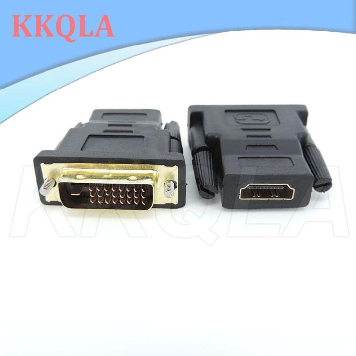 qkkqla-hdmi-compatible-female-to-dvi-24-1-pin-male-adapter-converter-cable-connector-for-pc-ps4-tv-1080p-dvi-adapter