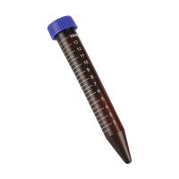 【YF】❣⊙  15ml Plastic Centrifuge Test Tube Screw Cap Cone Bottom with Scale Laboratory Analysis Sample Vial 5 Pcs