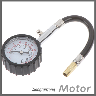 Xiangtanzong สายเครื่องวัดความดันลมยางมอเตอร์รถบรรทุกอัตโนมัติ,0-100psi ตัวทดสอบมิเตอร์