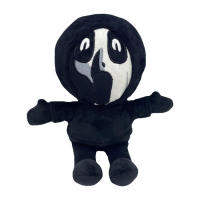 Halloween Terror Toy Stuffed Kids Gift 25cm Preacher Plush the Mandela Catalogue Ghostface Preacher Plush Toy Horror Plushies masterly