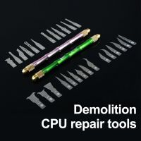 【YF】 27 1 BGA Maintenance Set iPhone CPU NAND CHIP Remove Glue Disassemble Rework Thin Knives Repair Tools