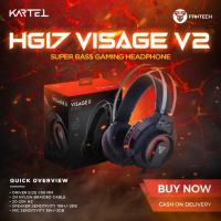 【Undine earphone】 FANTECH HG17 VISAGE V2 RGB ซูเปอร์เบสหูฟังสำหรับเล่นเกม