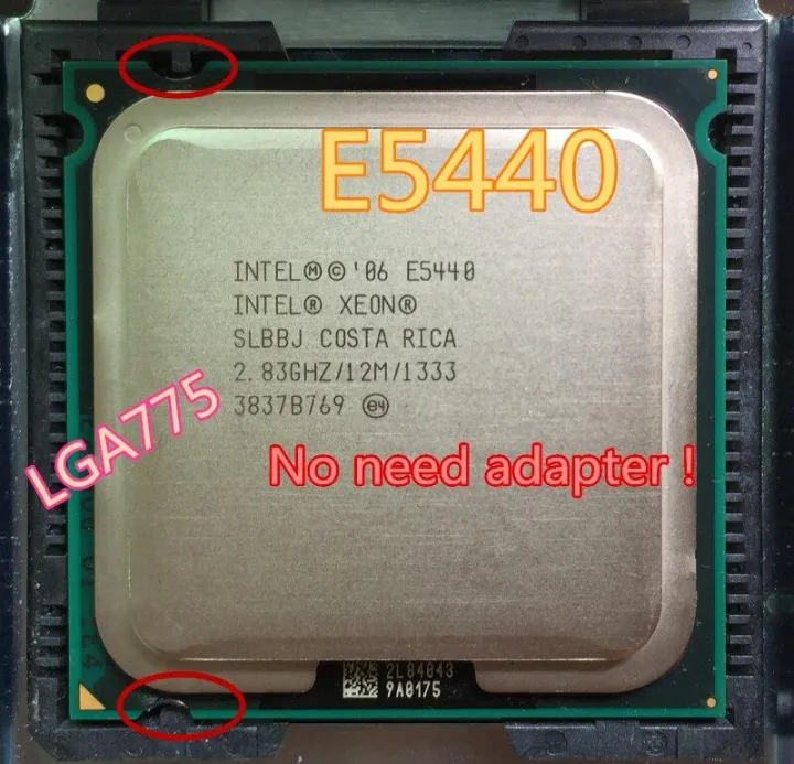 1 Xeon E5440 Processor(2.83Ghz/12M/1333)Close To LGA775 Core 2 Quad ...