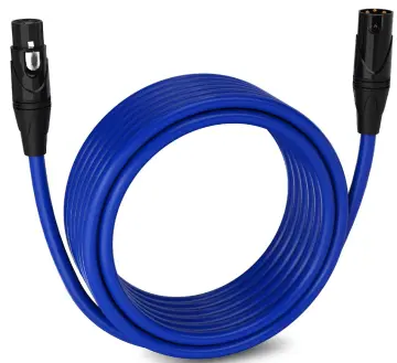 XLR Cable Male To Female Microphone Speaker Lead 0.5m 1m 2m 3m 5m 10m 15m  20m
