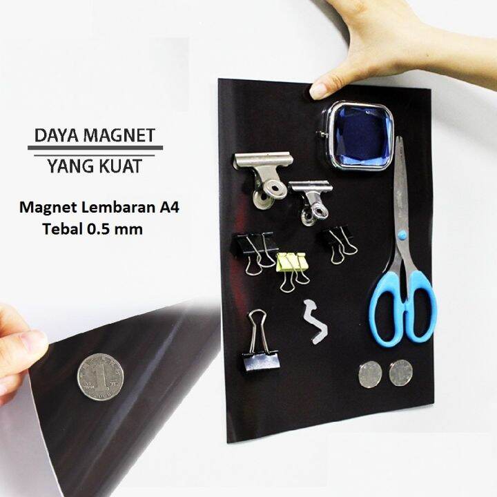 Magnet Lembaran / Sheet Ukuran A4 Magnetic Whiteboard for Refrigerator ...