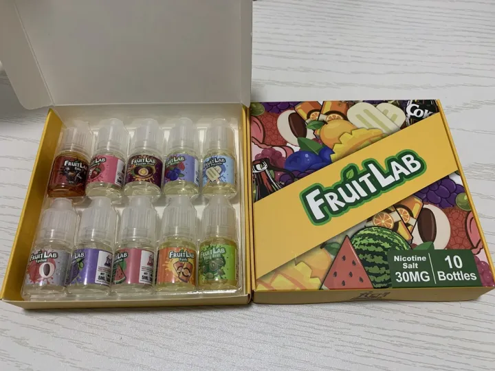 【Exclusive Gift Set 】FruitLab Ejuice Eliquid Saltnic 30MG 5ML for Relx