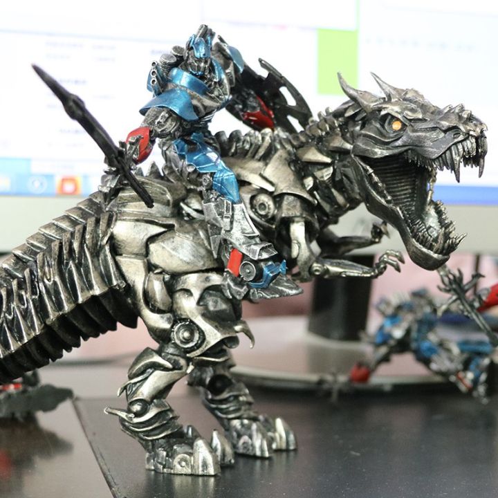 tyrannosaurus-rex-grimlock-รูปการกระทำหม้อแปลงไฟฟ้า4อายุของมหาวิบัติ-optimus-prime-รูป