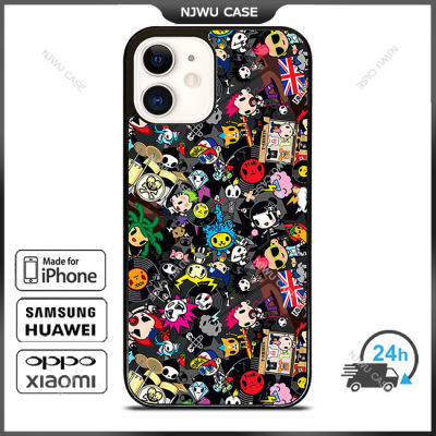 Tokidoki Collage Phone Case for iPhone 14 Pro Max / iPhone 13 Pro Max / iPhone 12 Pro Max / XS Max / Samsung Galaxy Note 10 Plus / S22 Ultra / S21 Plus Anti-fall Protective Case Cover