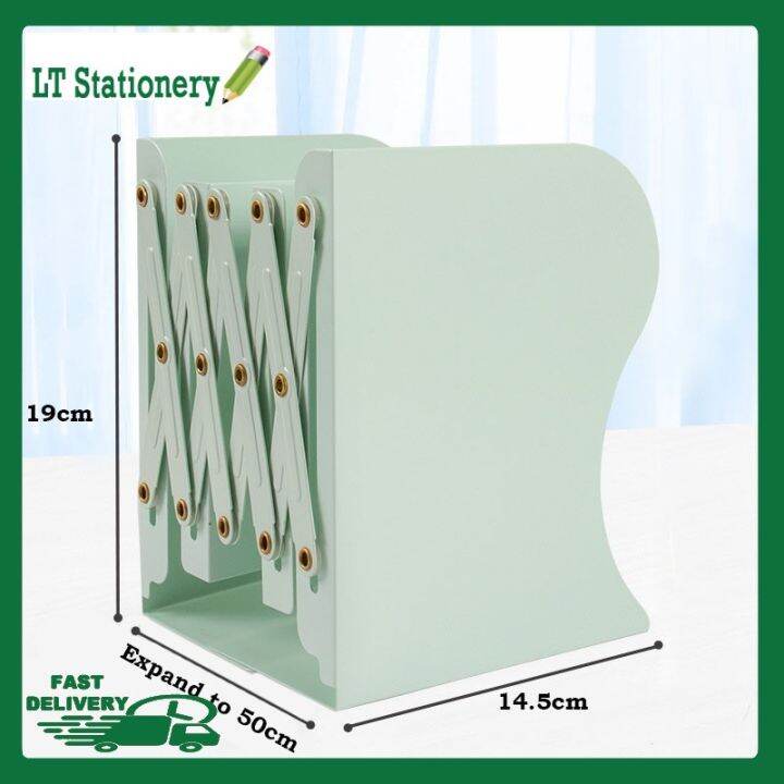 Metal Expandable bookends plain design colored book ends/ Book stand 7