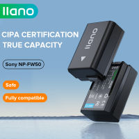 LLANO แบตเตอรี่กล้อง Sony NP-FW50 Camera Battery for 1080mAh A6000 A6500 A5100 A7rM2 A7sM2 RX10 ILCE- A7R2 แบตเตอรี่กล้องดิจิตอล Sony SLR Digital Camera Battery