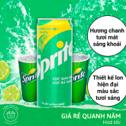 Rẻ vô địch Nước ngọt Sprite hương chanh lon 320ml