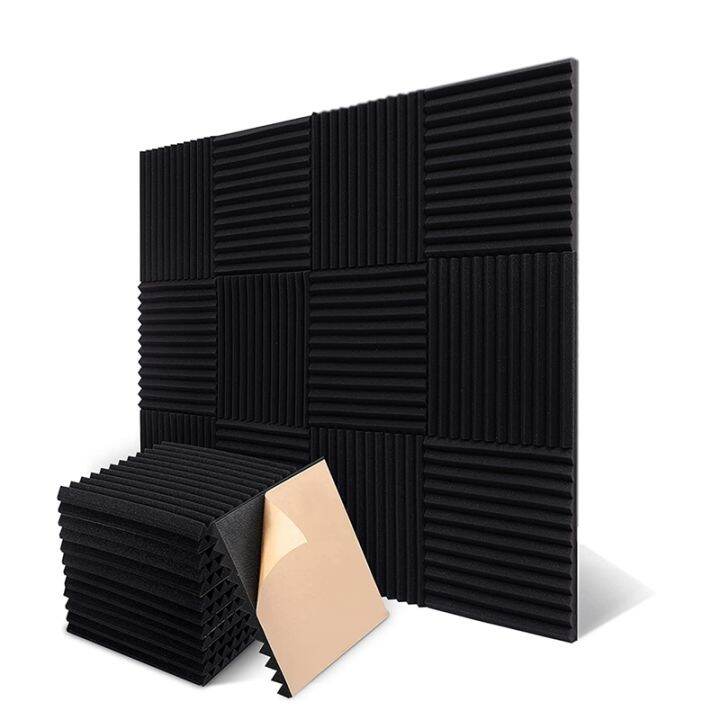 24 Pack Acoustic Foam Panels Soundproof Studio Foam Acoustic Treatment