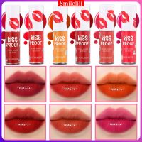 Smilelili Lipstik Tahan Ciuman ลิปเคลือบริมฝีปากน้ำไม่ซีด,ลิปมอยส์เจอไรเซอร์เนื้อแมทลิปเคลือบริมฝีปากลิปสติกติดทนนานยาวมีให้เลือกมากกว่า6สี [พร้อมในสต็อก]