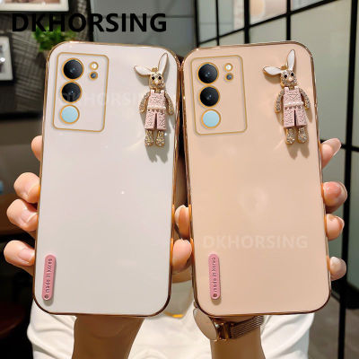 DKHORSING เคสมือถือซิลิโคนนิ่มกระต่ายคริสตัลน่ารัก5G,เคสด้านหลัง VIVOV29ป้องกันกล้อง VIVO V29 5G