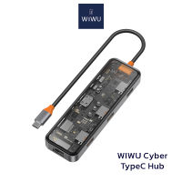 WiWU Cyber hub 7 8 in 1 Type C Hub Laptop Adapter USB C To USB 3.0 HDMI Lan Card Reader Notebook Dongle