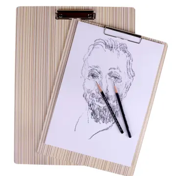 2Pack Artists Drawing Sketch Boards Large Art Clipboards with LeftSide  Handle Holes and Paper Retaining Rubber Bands Portable Drafting Boards for  Home Office Studio and Field 18x18 in  Walmartcom