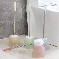 Creative Toilet Brush With Base Stainless Steel Long Handle Toilet Brush Set Toilet Sanitary Toilet Brush