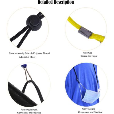 1PC Fashion Adjustable s Extension For s Lanyard Handy Convenient Safety Rest&amp;ear Holder Rope Hang Non-slip Eyeglass Rope Holder On Neck