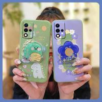 dustproof phone case Phone Case For OPPO A93S 5G Anti-fall cute Glitter Skin-friendly feel quicksand Rotatable stand