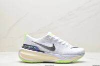 Original ΝΙΚΕ ZomX- INVINCIBLE- RUN- F- K- 3 Light Breathable Comfortable Womens Running Shoes Fashion Lace-up Casual Sports Shoes White And Green casual running shoes qith new luth AGP