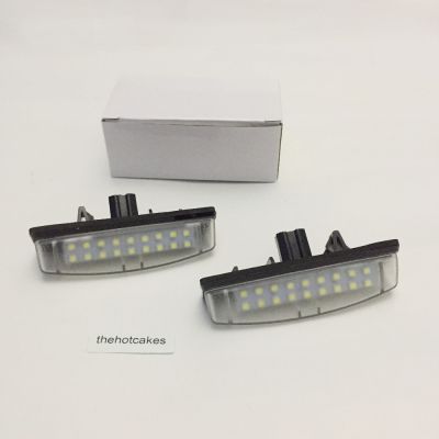 For Mitsubishi Pajero Sport Pajero Dark Montero Sport LED License Plate Light Number Frame Lamp High Quality LED Lights