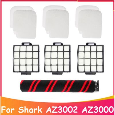 10Pcs Accessories Kit for Shark AZ3002 AZ3000 Vacuum Cleaner Washable Roller Brush HEPA Filter Filter Cotton Spare Parts