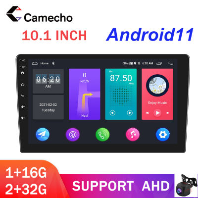 Camecho 2 Din Android 10.1 Inch Car Multimedia Video Player Universal Stereo Radio GPS For Volkswagen Nissan Hyundai Kia Toyota