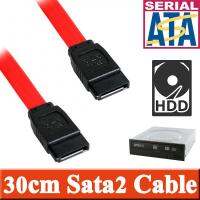 สาย Sata2 ยาว 30cm ใช้เชื่อมต่อ HDD,DVD-RW ภายใน กับเมนบอร์ด (Serial ATA SATA 2 Cable)