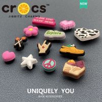 jibbitz cross charms แท้ ตัวติดรองเท้า อุปกรณ์เสริม จี้รูปดอกไม้น่ารัก สําหรับตกแต่งรองเท้า cross DIY