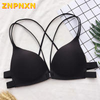 [ZNPNXN] Women Hollow Out Bra For Women Wireless Thin Underwear Sexy Lingerie Soft Bras