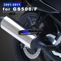 แผ่นสไลด์ท่อไอเสียอลูมิเนียมมอเตอร์ไซค์สำหรับ Suzuki อุปกรณ์เสริม GS500F GS 500 500F GSX 750 1200 Inazuma GSX 1400ฝาครอบ GSX1400